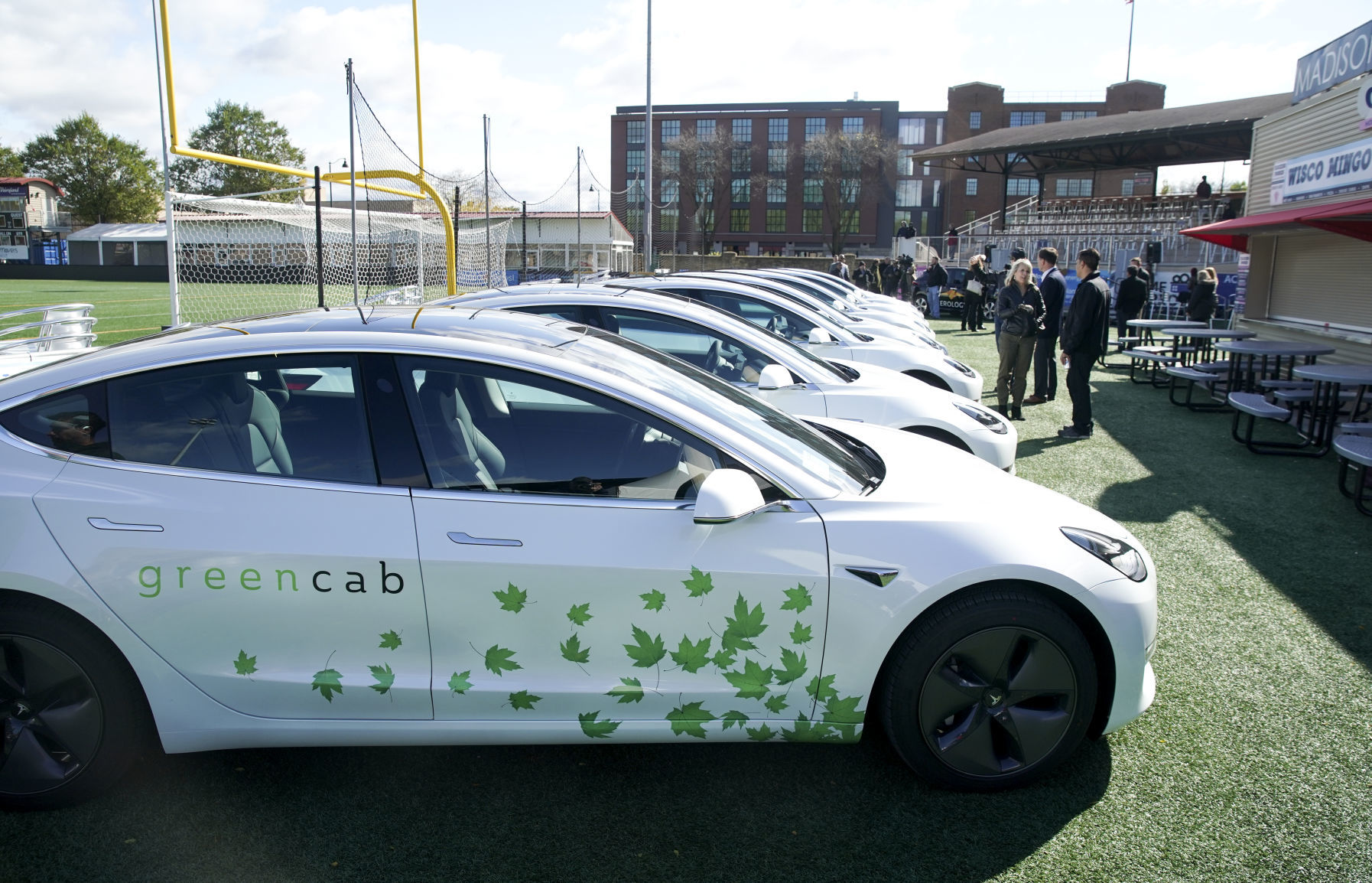 Green Cab Tesla 2